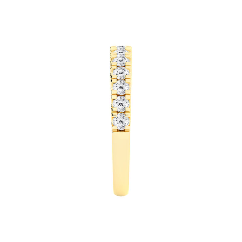 Marquise-Cut Lab Grown 5ctw. Diamond Classic Engagement Ring Set in 14k Yellow Gold image number null